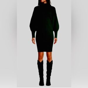Toccin NY bubble sleeve black dress size S